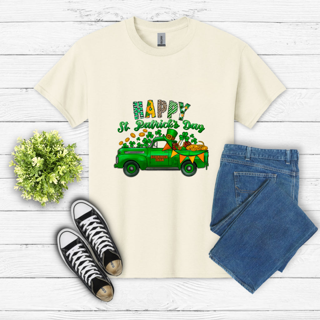 Happy St. Patrick's Day Shamrock – St. Patricks Day DTF Transfer