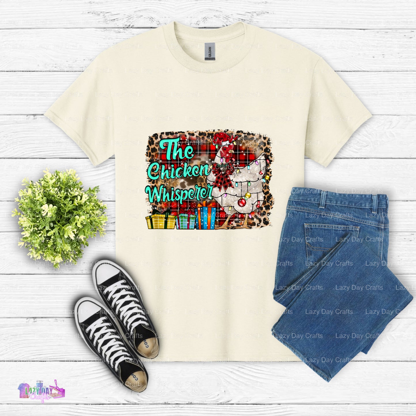 The Chicken Whisper – Farm Animal DTF Transfer