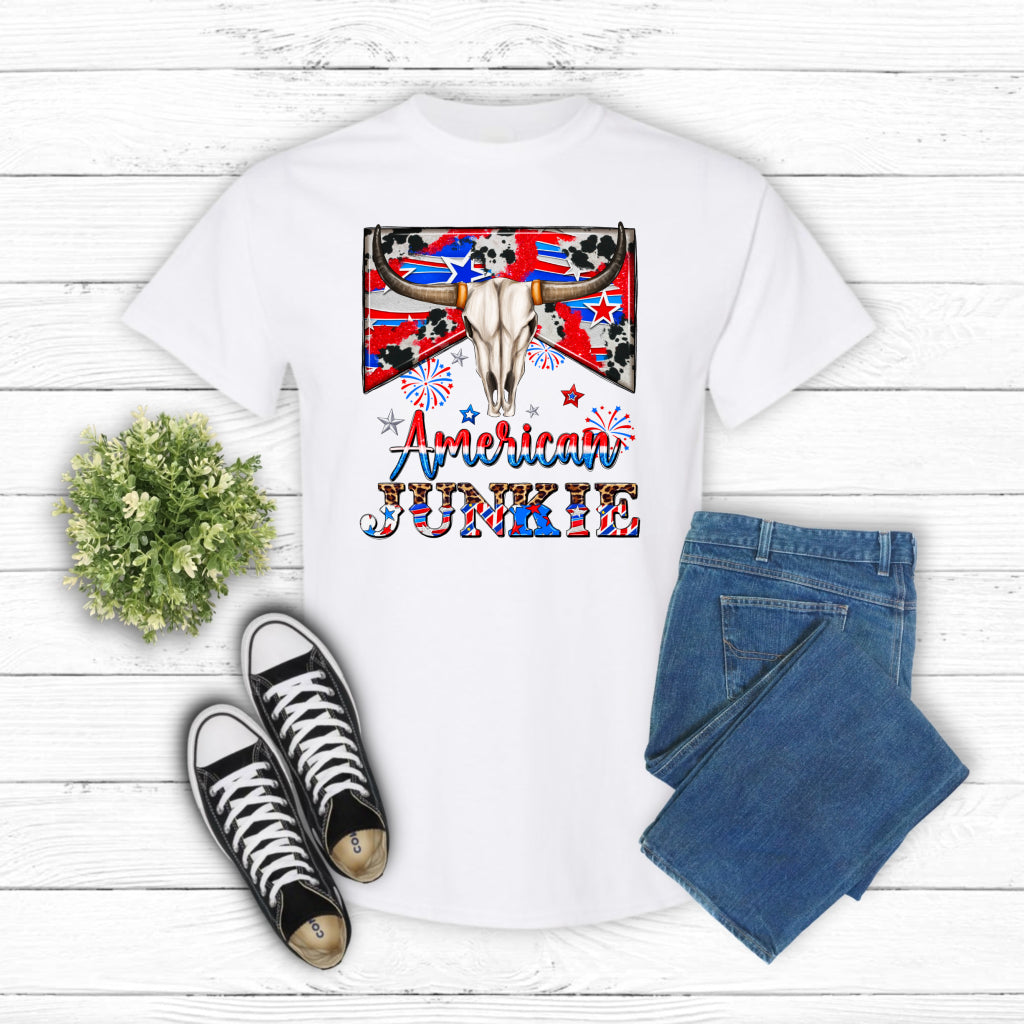 USA Distressed Flag – 4th of July DTF Transfer