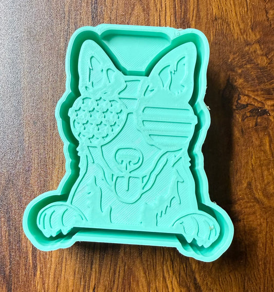 Patriotic Shepard Dog Mold