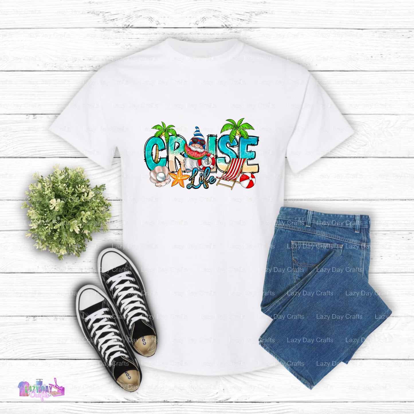 Cruise Life Gnome – Cruise DTF Transfer