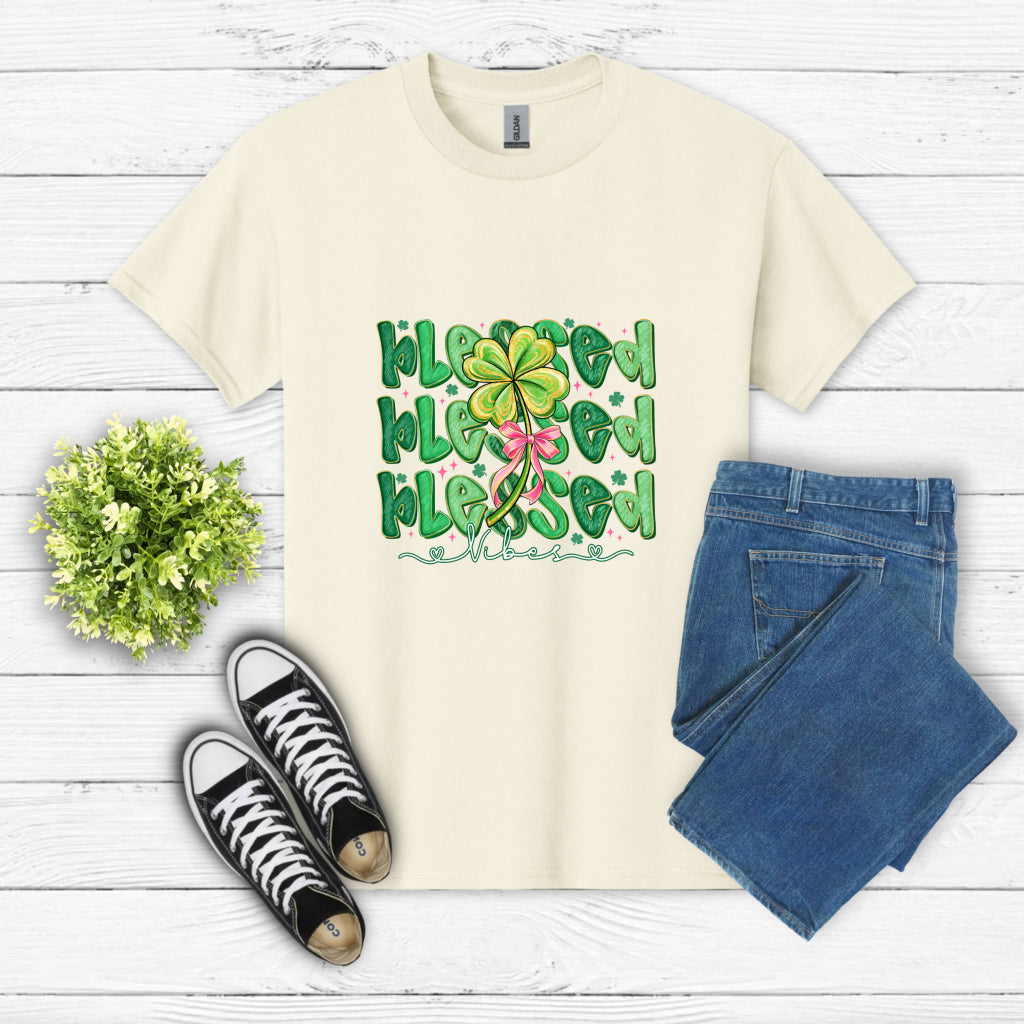 Blessed Shamrock – St. Patrick's Day DTF Transfer