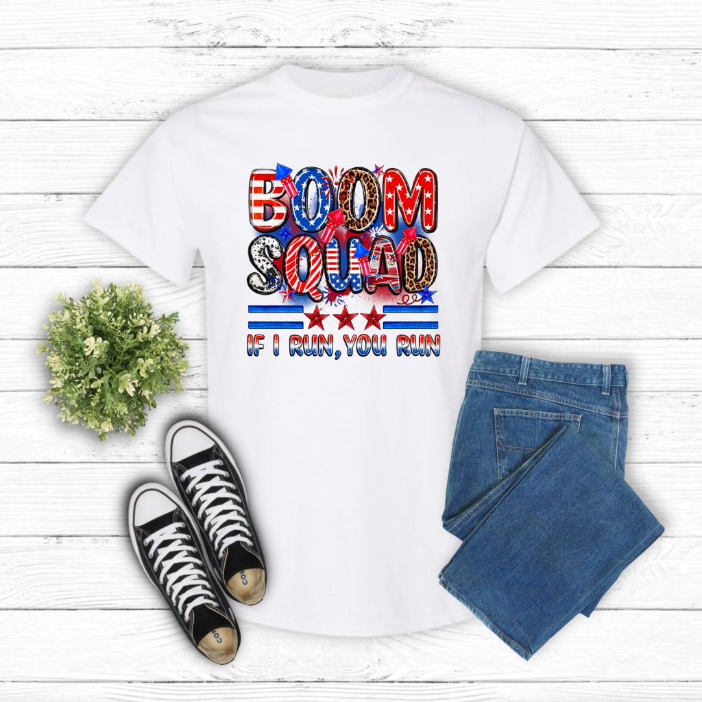 BOOM SQUAD – 4th of July DTF Transfer