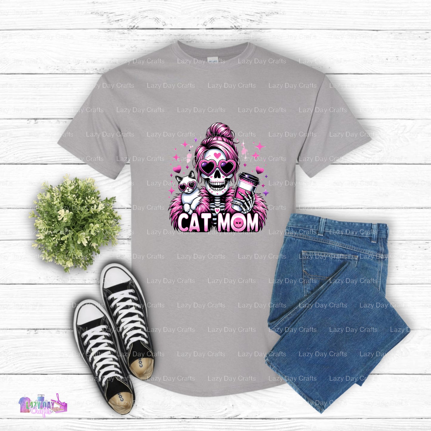 Cat Mom – Cat Lovers DTF Transfer