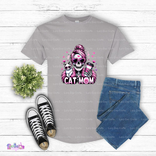 Cat Mom – Cat Lovers DTF Transfer