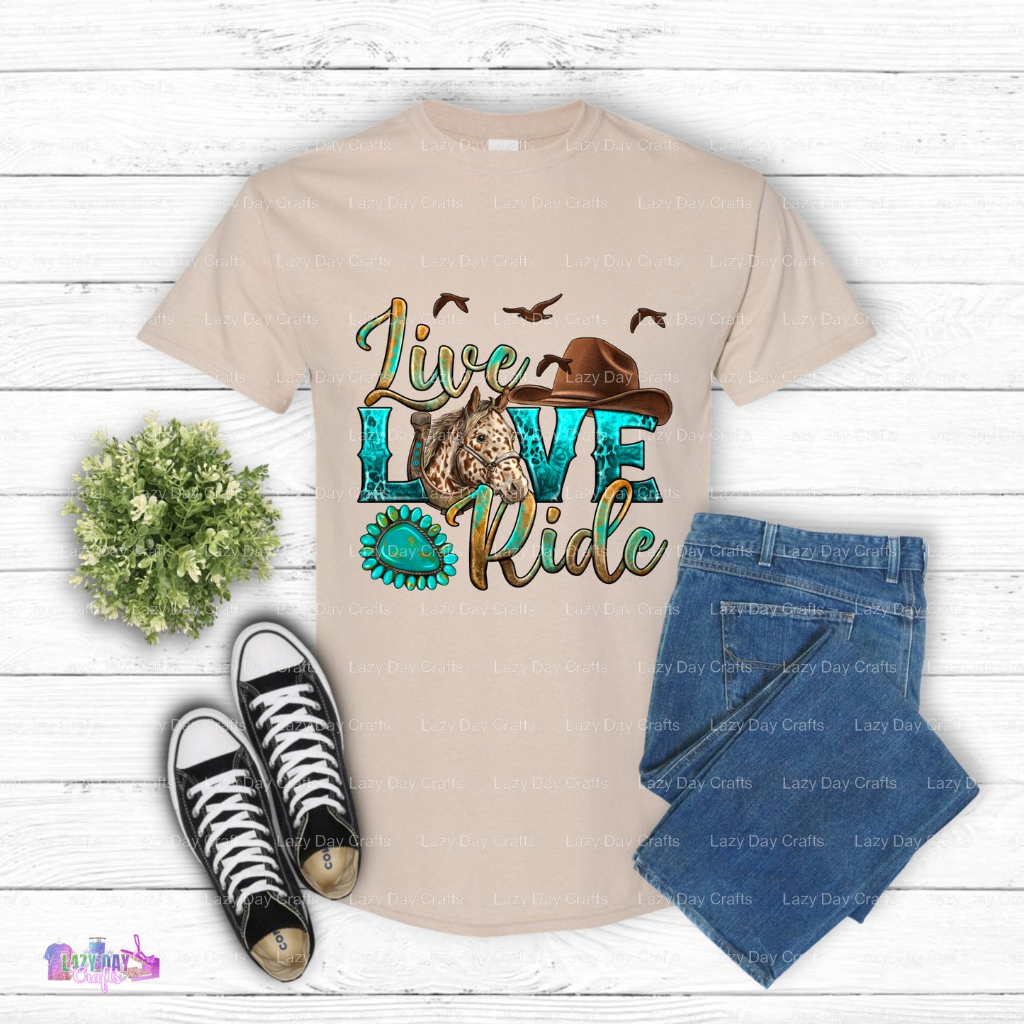 Live Love Ride – Horses DTF Transfer
