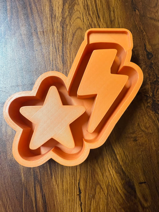 Star & Lightening Bolt Mold