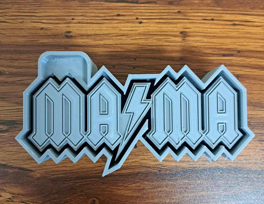 Mama Large Lightening Bolt Mold