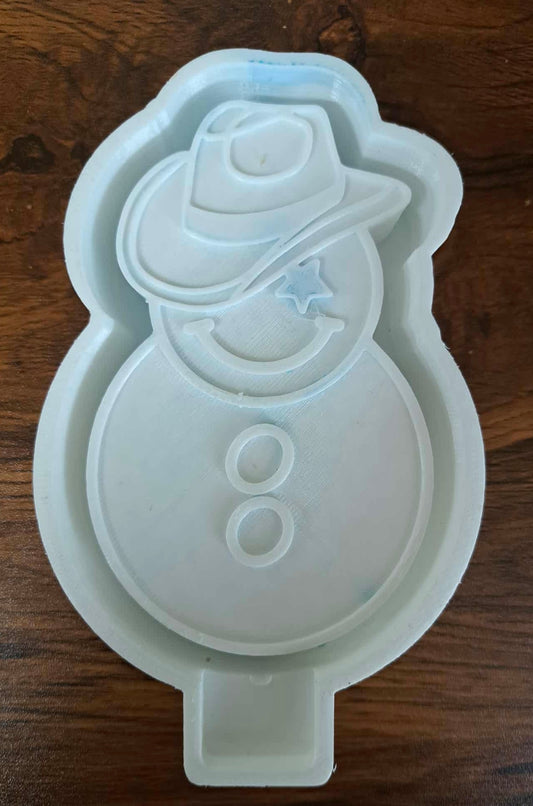 Christmas Cowboy Snowman Mold