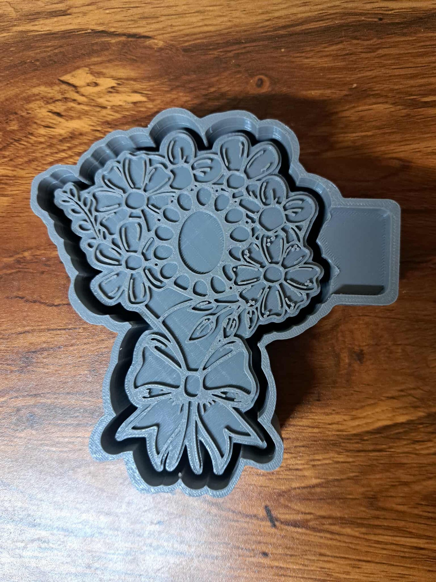 Turquoise Floral Bouquet Mold