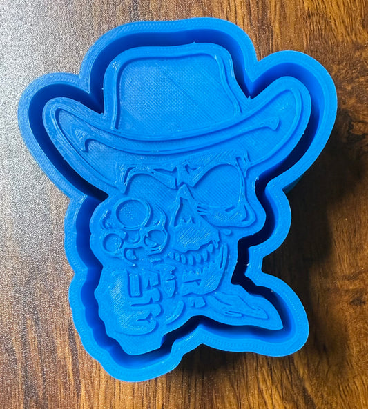 Cowboy Skull Mold