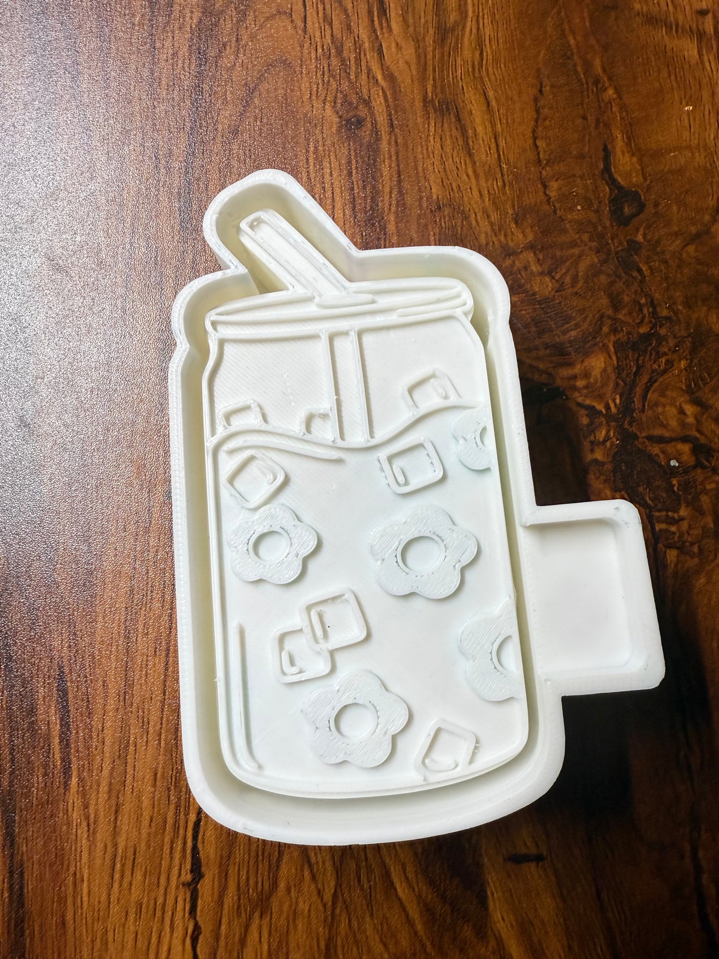 Glass Beer Can with Ice Mold