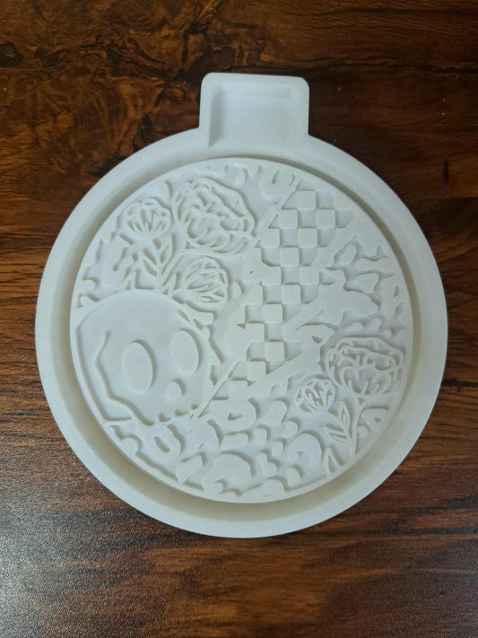 Bolt Skull Flower Circle Mold