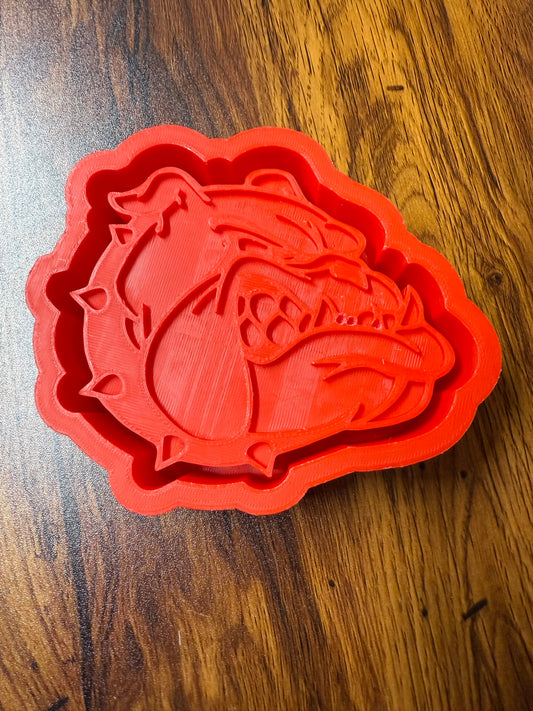 Mascot Bulldog Head Mold