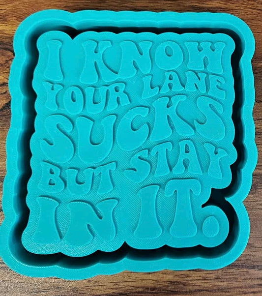 I Know Your Lane Sucks But Stay In It Mold