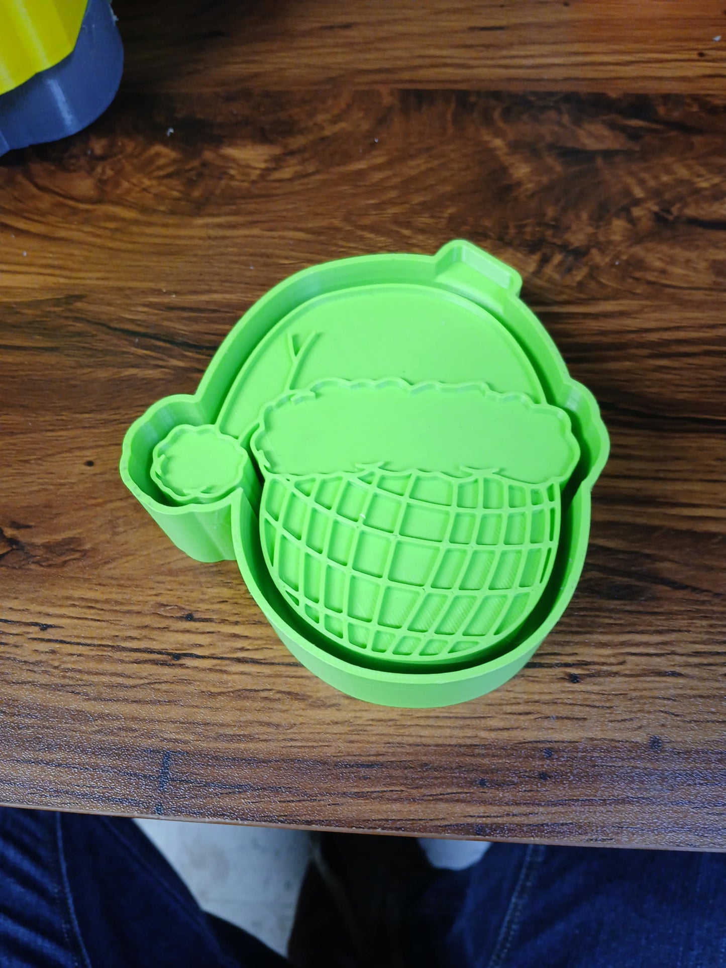 Christmas Disco Ball With Hat Mold