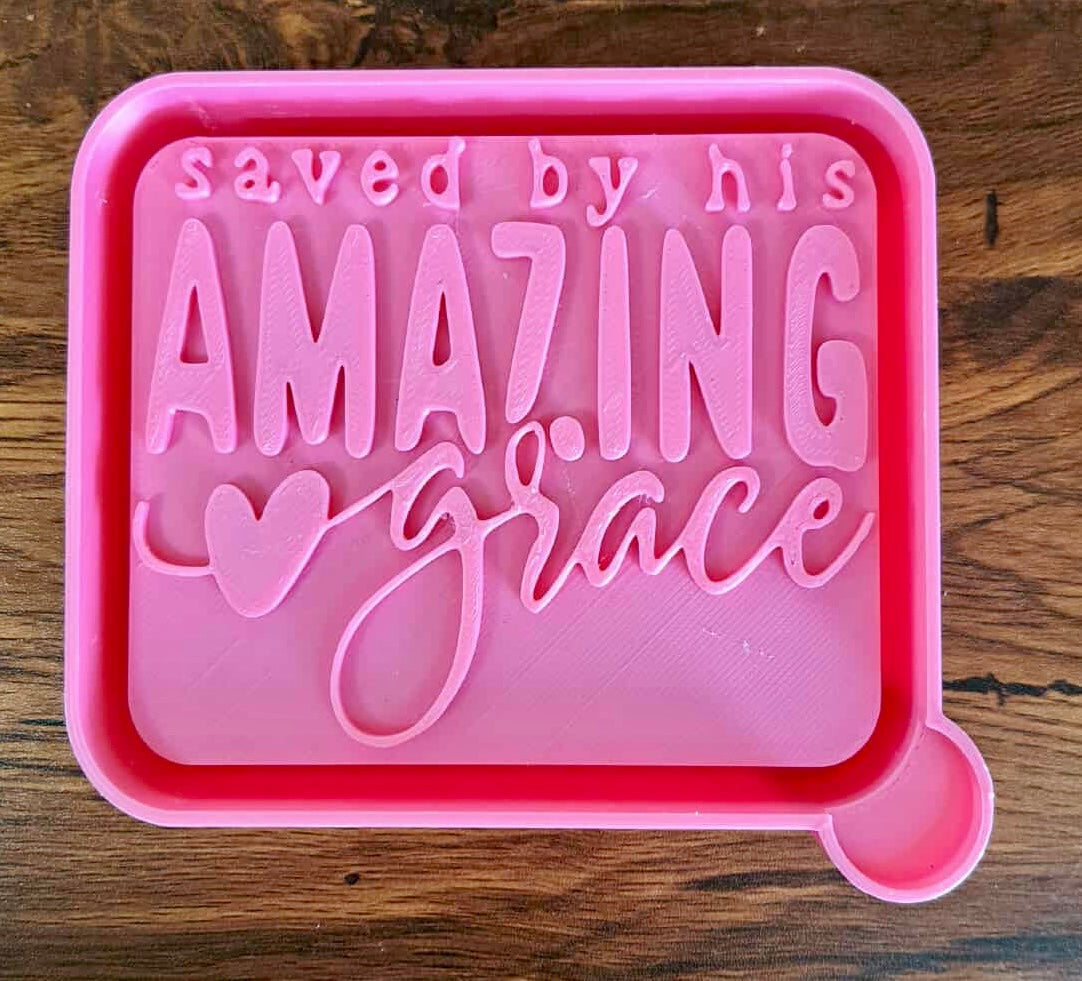 Christian saved by His Amazing Grace Mold