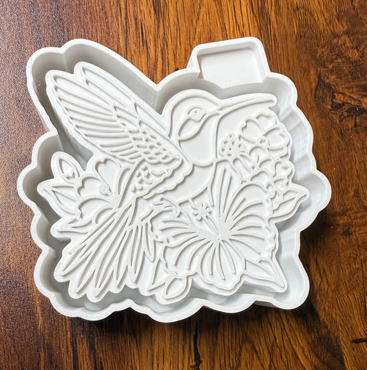 Floral Humming Bird Mold