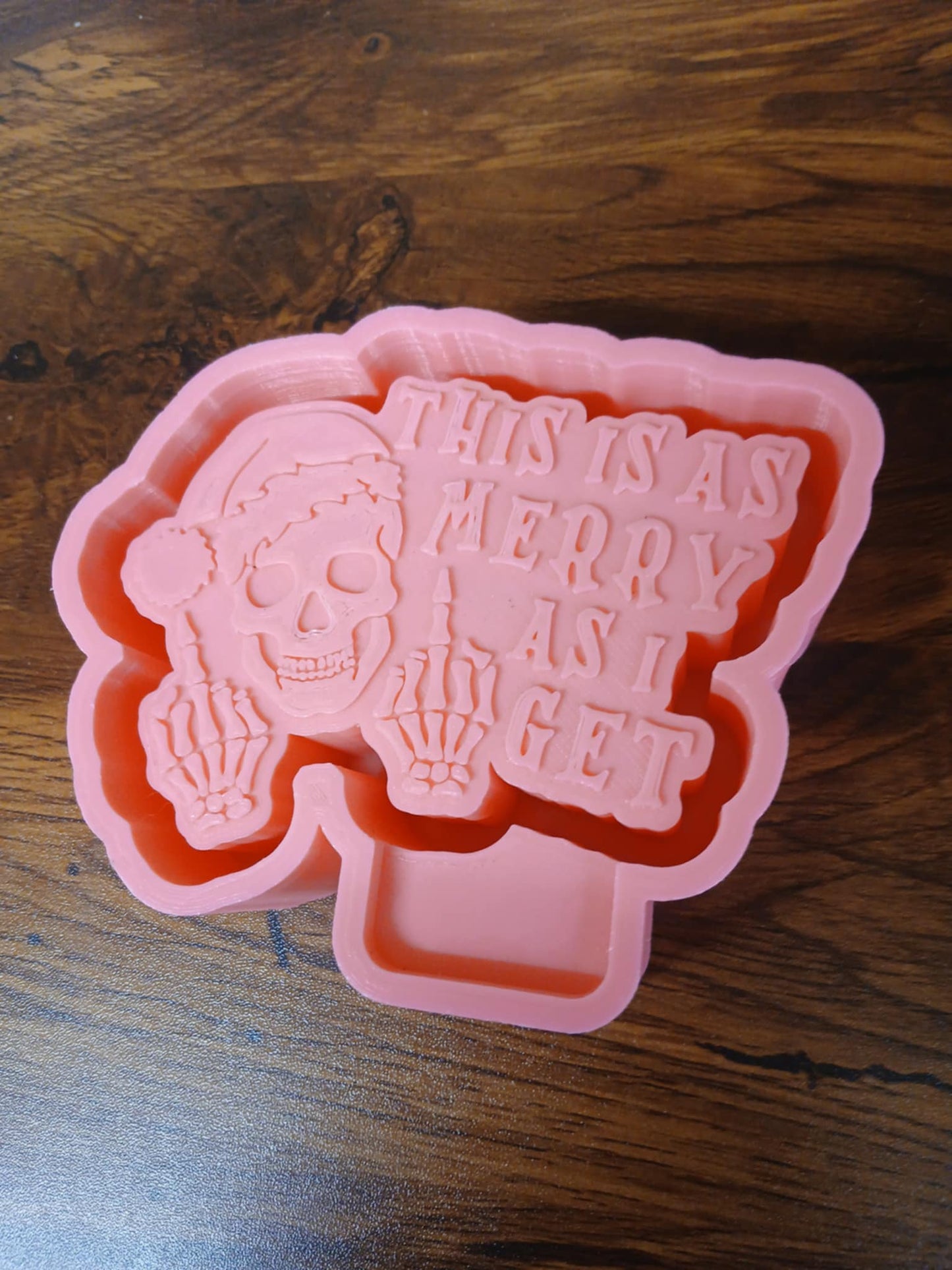 Christmas This is as Merry as I Get Mold