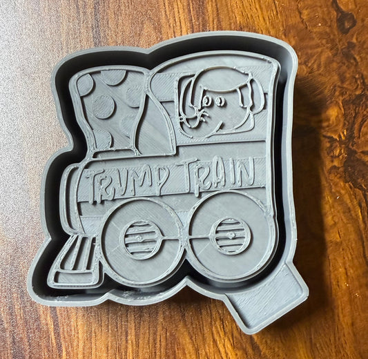 Patriotic Trump Train Mold
