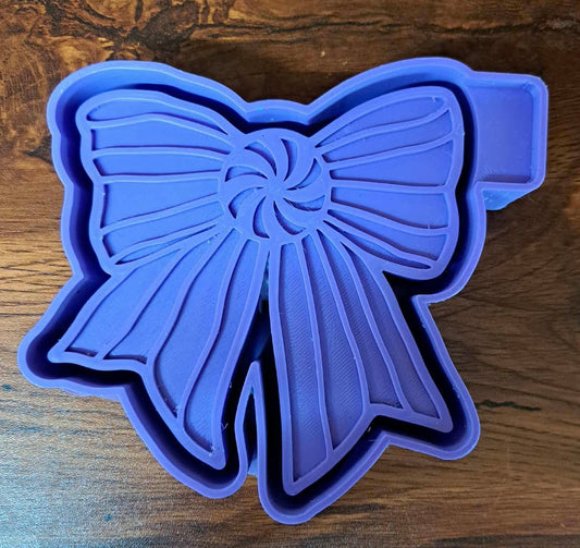 Christmas Peppermint Candy Bow Mold