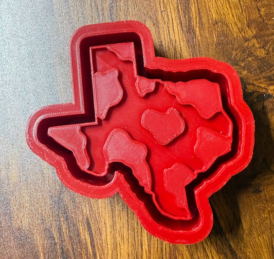 Texas State Cow Print Mold