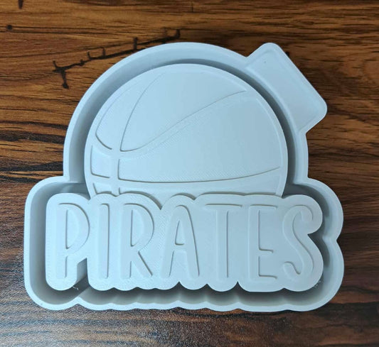 Mascot Pirate Basketball Mold