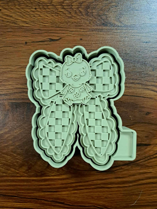 Easter Chick Checkered Mold
