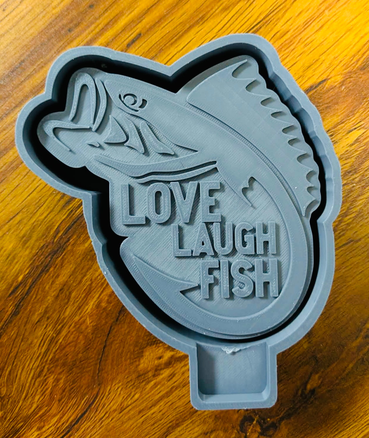 Fish Love Laugh Mold