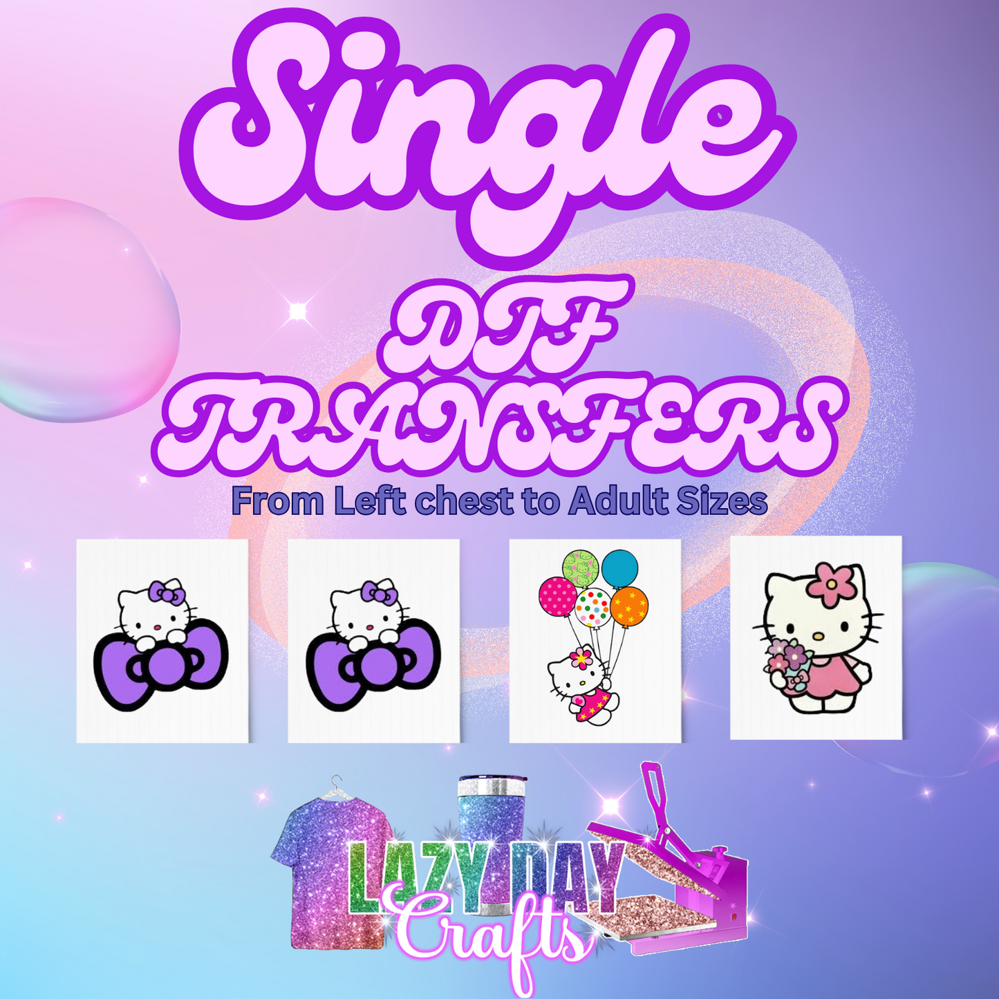 DTF Transfers by Size