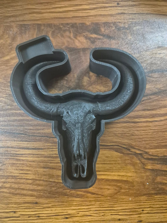 Bull Skull 3d Mold