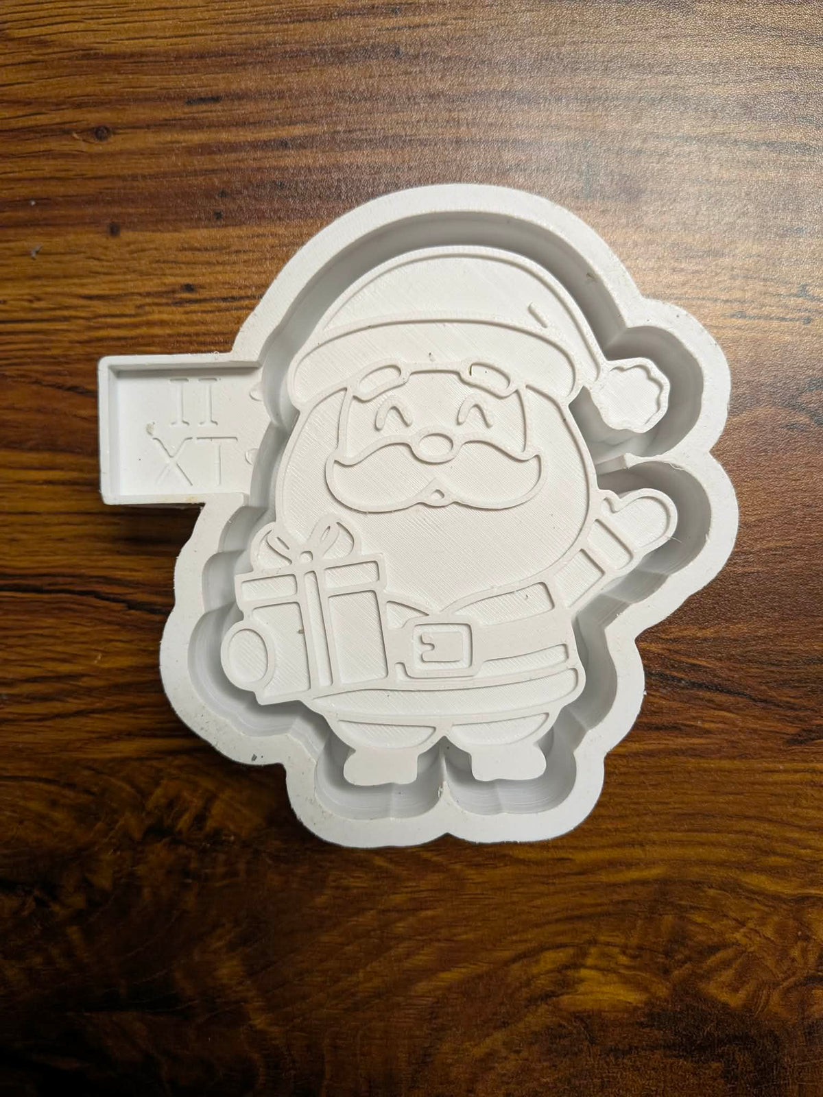 Christmas Santa with Gift Mold