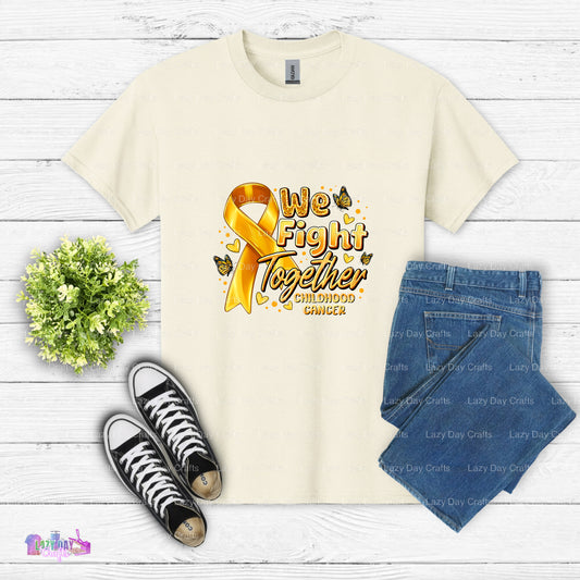 We Fight Together – Childhood Cancer DTF Transfer