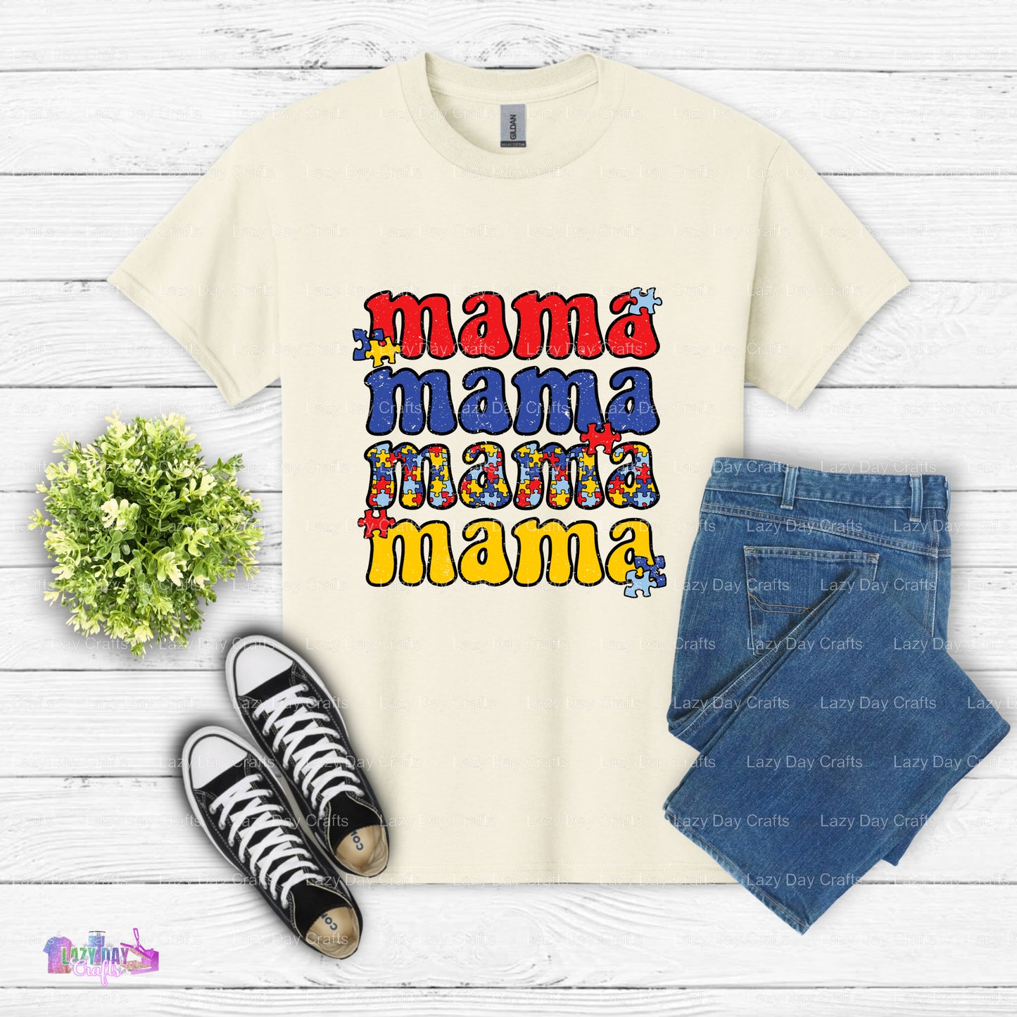 Vintage Mama Autism Awareness – Autism DTF Transfer