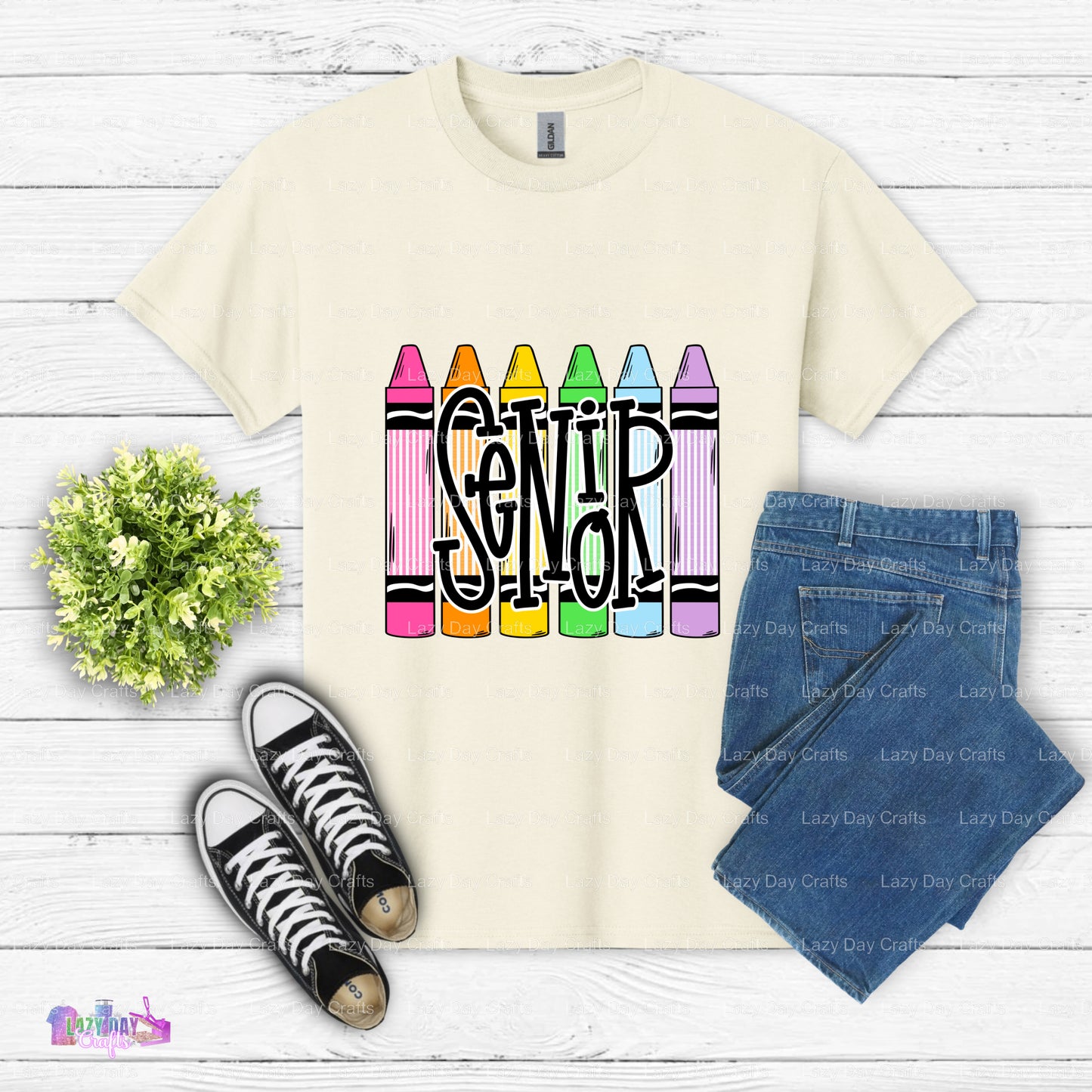 SENIOR Crayon – Senior Graduation DTF Transfer