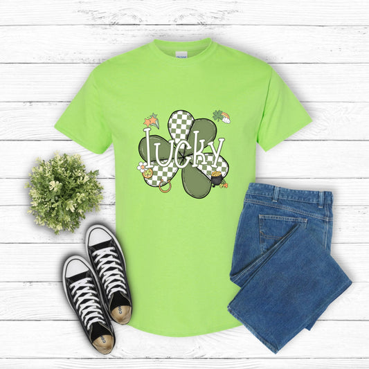 LUCKY SHAMROCK – St. Patrick's Day DTF Transfer