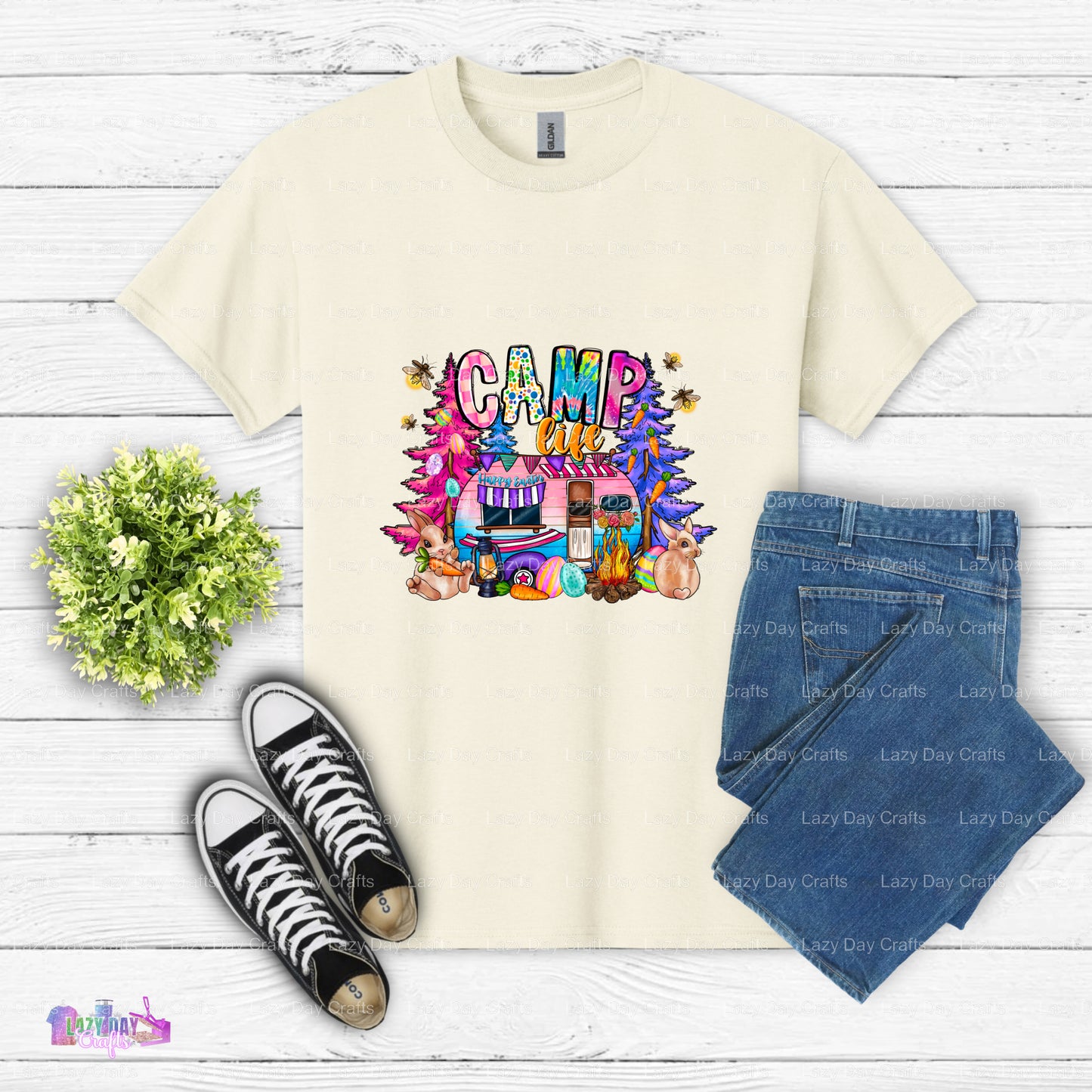 Happy Easter Camp Life– Camping DTF Transfer