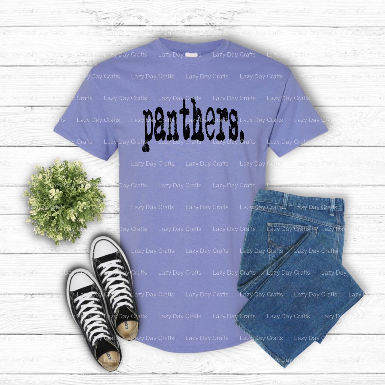 Aggressive Panther Mascot – School Spirit DTF Transfer (view 1 of 2) – by Lazy Day Crafts – DTF Transfers – School Mascot,...