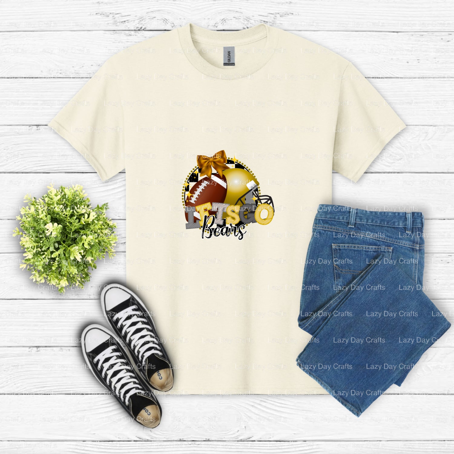 Athletic Bear Mascot – School Spirit DTF Transfer (view 2 of 2) – by Lazy Day Crafts – DTF Transfers – School Spirit, Scho...