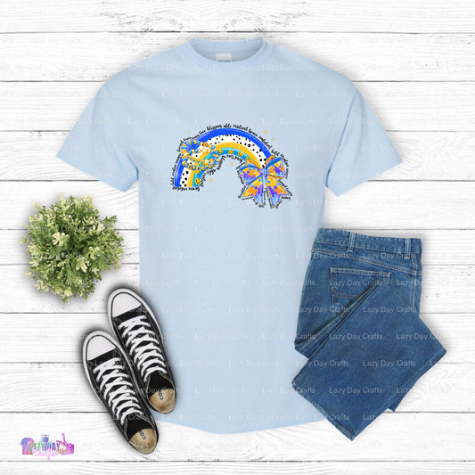 Down Syndrome Rainbow – Down Syndrome Awareness DTF Transfer