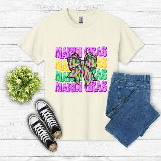 Happy Mardi Gras Coquette – Mardi Gras DTF Transfer