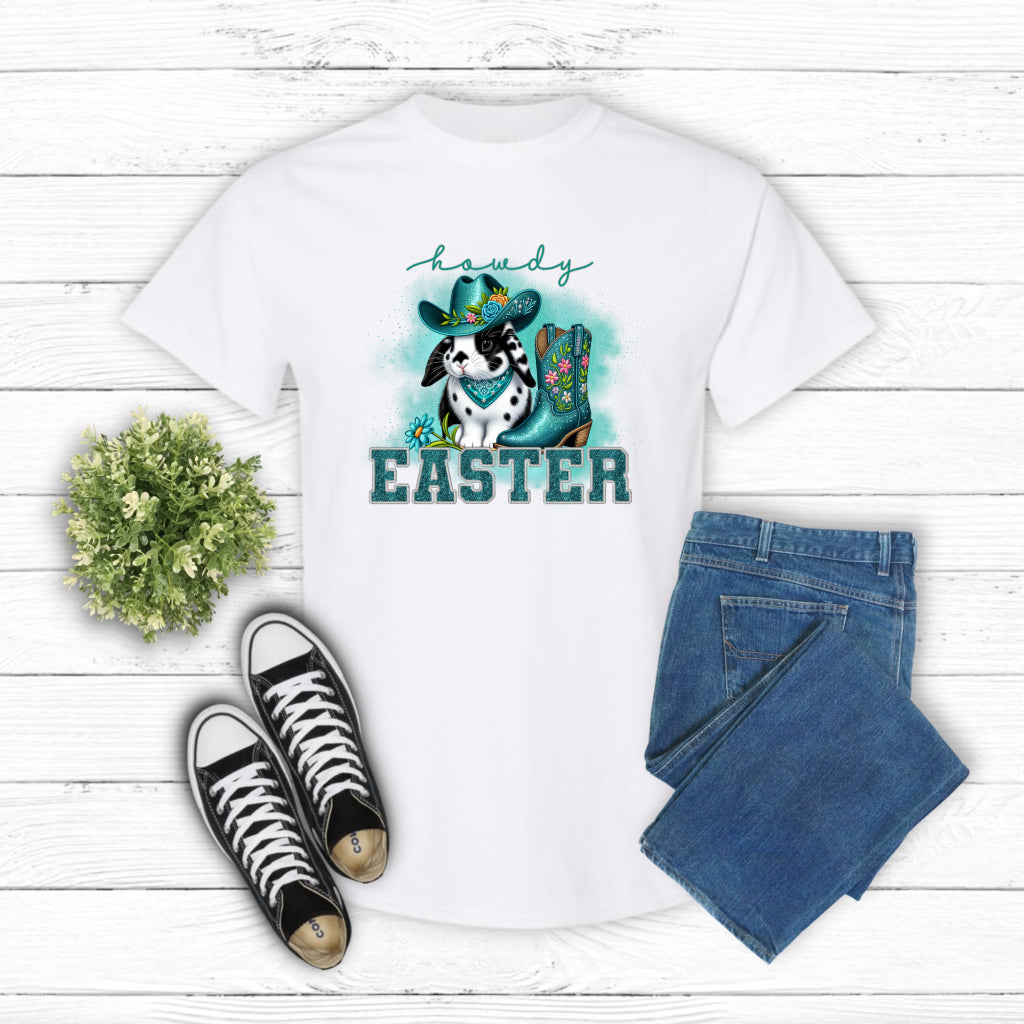 Western Easter Bunny – Premade DTF Transfer