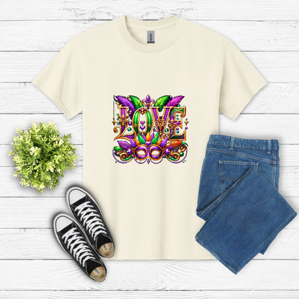 Love Mardi Gras – Mardi Gras DTF Transfer