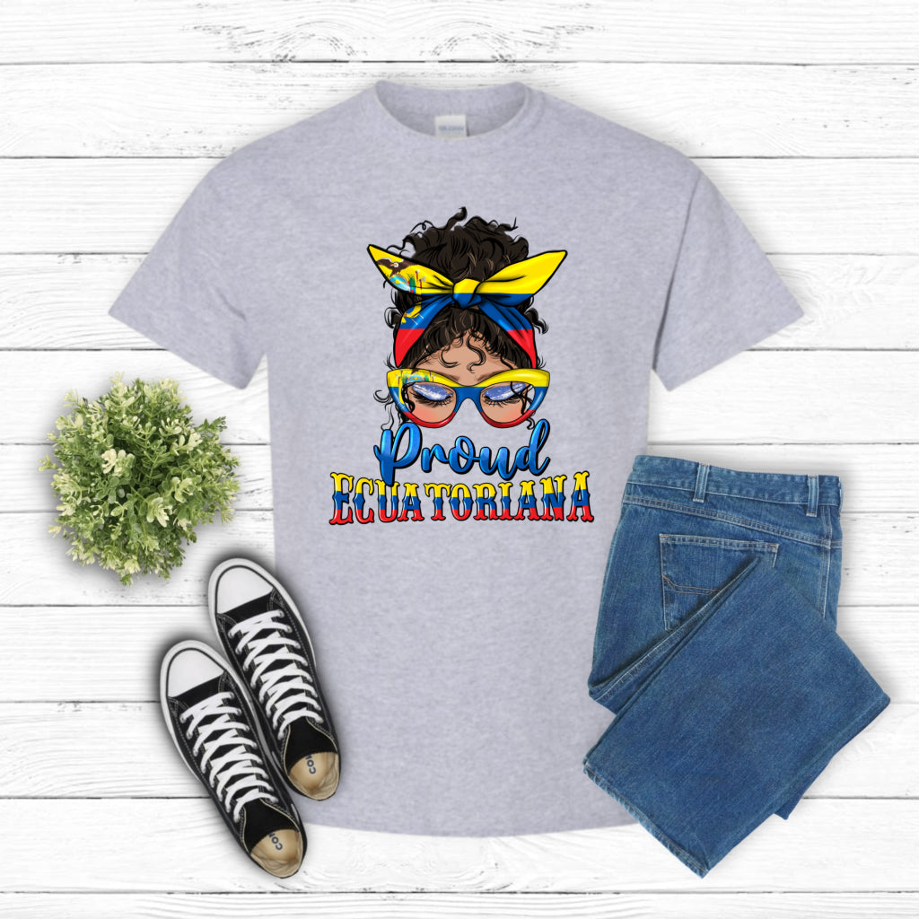 PROUD ECUATORIANA LATINA – Hispanic Heritage DTF Transfer