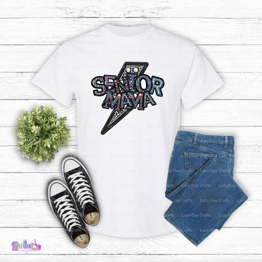 Bling Senior Mama– Senior Graduation DTF Transfer