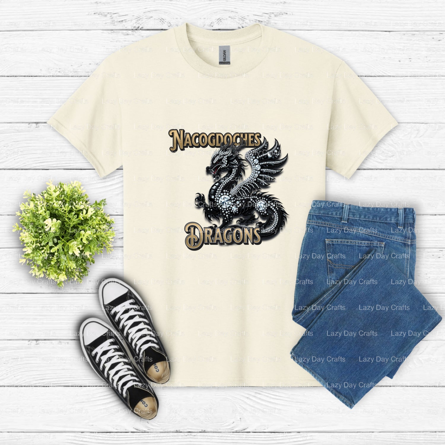 Baseball Dragon Mascot School Spirit – DTF Transfer (view 1 of 2) – by Lazy Day Crafts – DTF Transfers – School Mascot, Sp...
