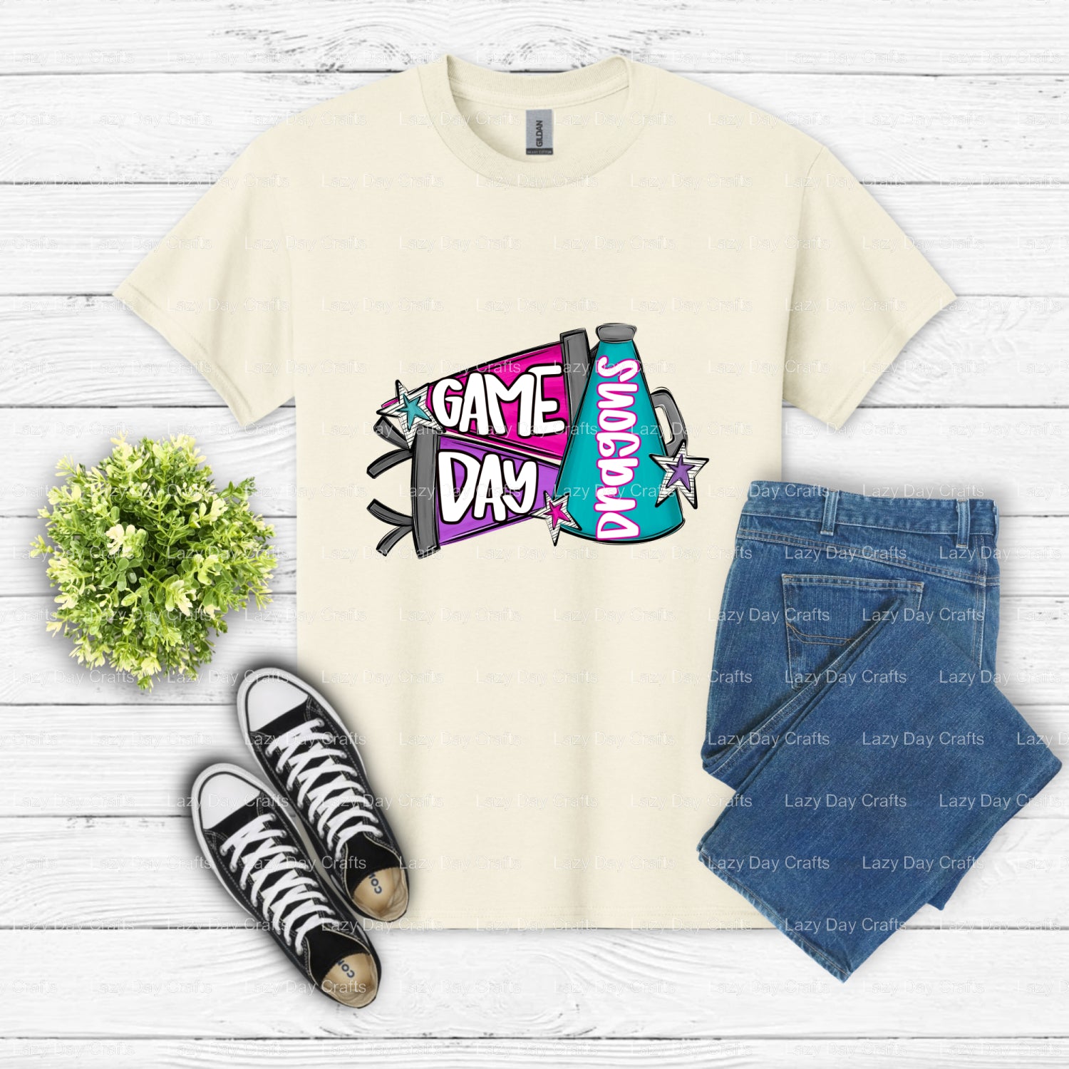 Baseball Dragon Mascot School Spirit DTF Transfer (view 2 of 2) – by Lazy Day Crafts – DTF Transfers – School Mascot, Appa...