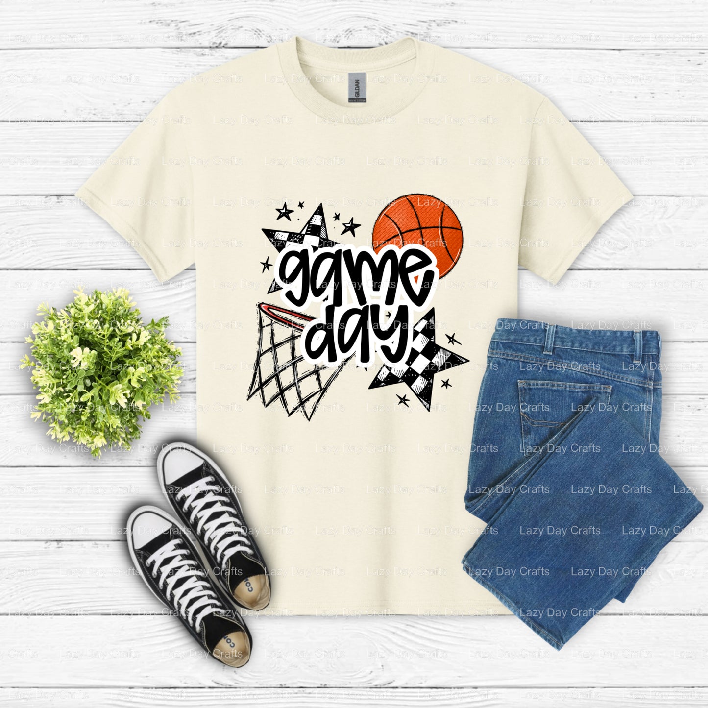 BASKETBALL – Basketball DTF Transfer (view 1 of 2) – by Lazy Day Crafts – DTF Transfers – Basketball, DTF Transfers