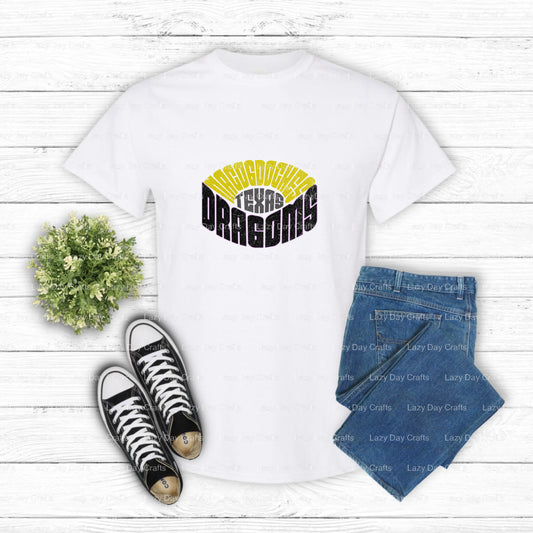 Basketball Dragon Mascot – School Mascot DTF Transfer (view 1 of 2) – by Lazy Day Crafts – DTF Transfers – School Mascot,...