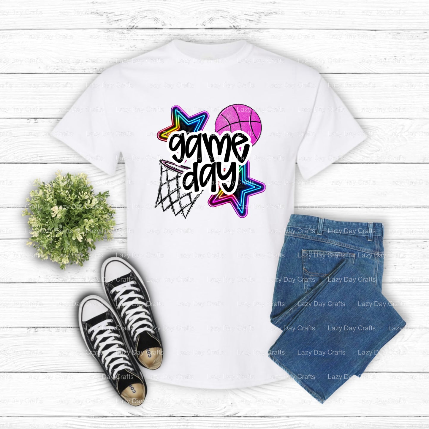 BASKETBALL – DTF Transfer (view 1 of 2) – by Lazy Day Crafts – DTF Transfers – DTF Transfers, Premade DTF